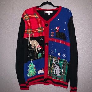 Christmas Cat Sweater